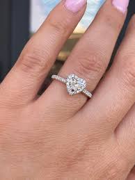 Heart shaped lab grown diamond with symmetrical brilliant cut lobes